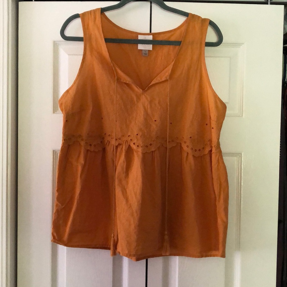 Mustard yellow tank top